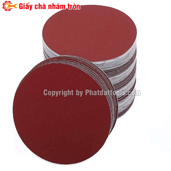 Giấy chà nhám tròn các phi 125 - 180 - 230mm - Hộp 10 tờ180