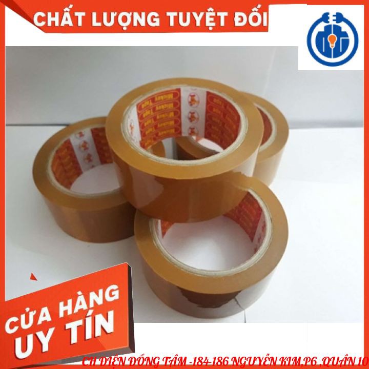 ⚡GIAO HỎA TỐC 1H⚡ BĂNG KEO VÀNG DÁN THÙNG 100 YARD - BĂNG KEO NÂU, VÀNG ĐỤC