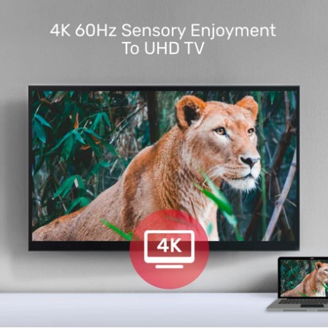 Cáp Type C sang HDMI Unitek V1126A, 4K x 2K, 60Hz &amp; Full HD VGA cao cấp