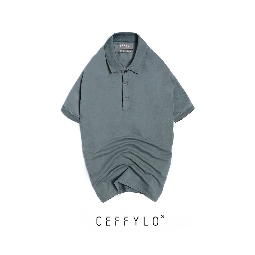 Áo Polo Nam Trơn Basic CEFFYLO Màu Sắc Cơ Bản, Form Dáng Trẻ Trung, Thấm Hút Mồ Hôi - POLIDO