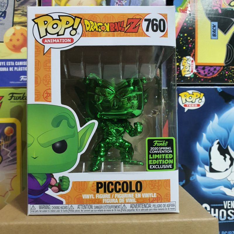 Đồ chơi mô hình funko pop 760 Piccolo (Green Chrome) [Spring Convention] - Dragon Ball
