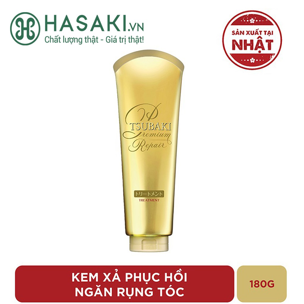 Kem Xả Cao Cấp TSUBAKI Premium Treatment 180g