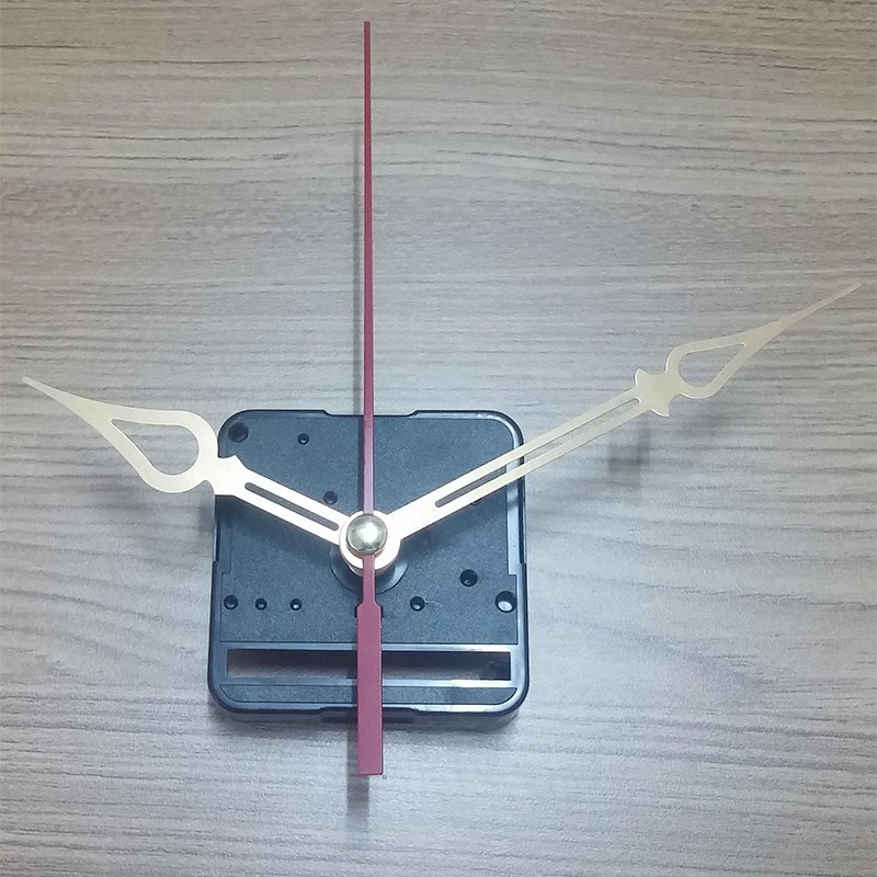 Bộ kim vàng 10cm và Máy Quartz Kim giật - Máy đồng hồ treo tường Đài Loan loại tốtShop Trần Kiều