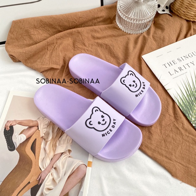 Dép nhựa gấu siêu xinh