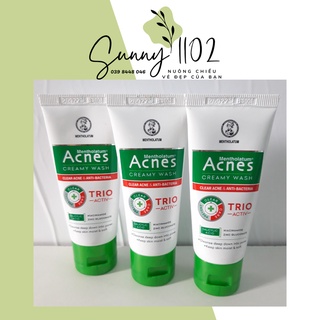 Sữa rửa Acnes 25g - Combo 3 tuýp