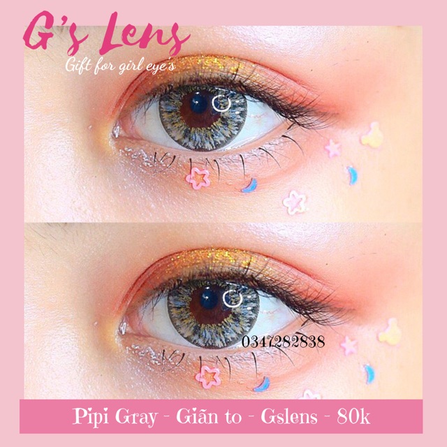 🔥9 Mẫu Lens Xám Giãn Tròng🔥