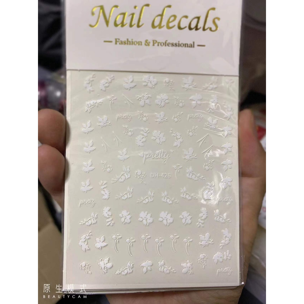 STICKER HOA  TRANG TRÍ NAIL DH426