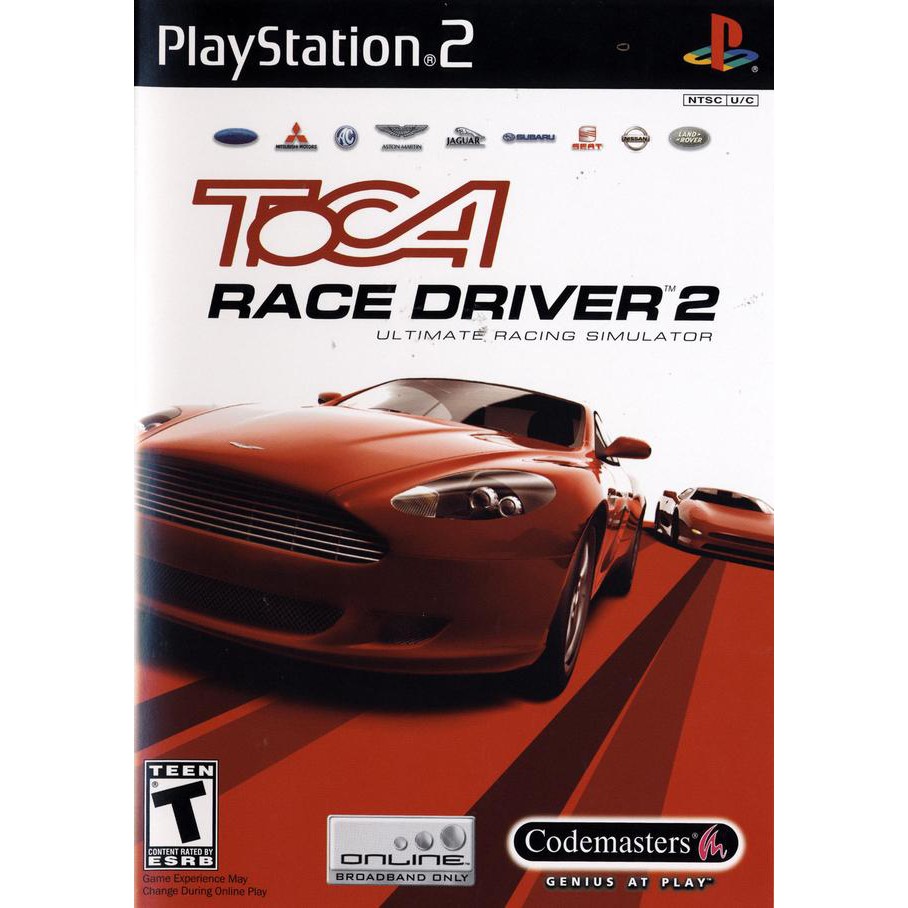 Đĩa Dvd Ps2 Toca Race Driver 2 The Ultimate Racing Simulator