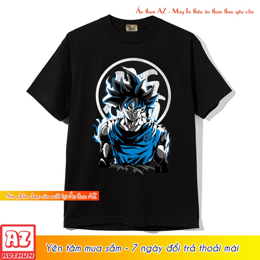 Áo thun in hình Songoku Ultra Instinct màu đen cực đẹp M2747