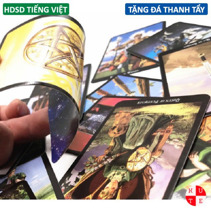 Bộ Bài Tarot Witches 78 Lá Bài Tặng Hướng Dẫn Sử Dụng Tiếng Việt Và Đá Thanh Tẩy