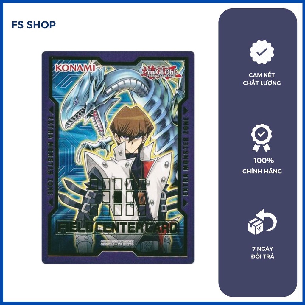 Thẻ Bài Yugioh Chính Hãng Kaiba & Blue Eyes White Dragon (Field Center Card)