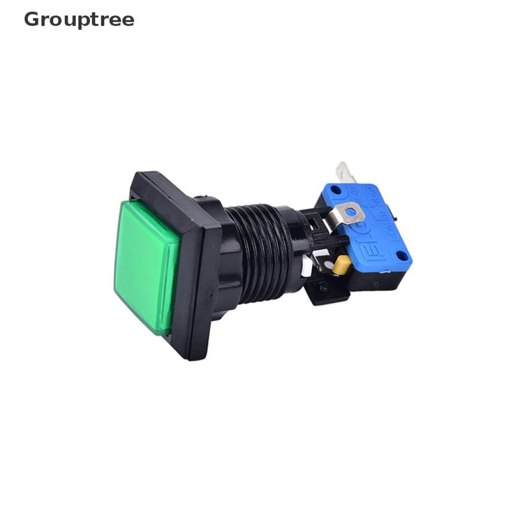 Nút Nhấn Có Đèn LED Cho Máy Chơi game Grouptree 33mm