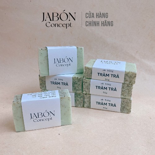 Xà Bông Handmade 80gram Bạc Hà và Tinh Dầu Tràm Trà Xà Phòng Hữu Cơ Giảm Mụn Thiên Nhiên Jabón Concept | BigBuy360 - bigbuy360.vn