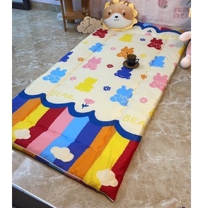 Topper- nệm ngủ văn phòng, nệm dã ngoại cao cấp (tặng kèm 1 vỏ gối đầu)  kích thước 95-190cm.
