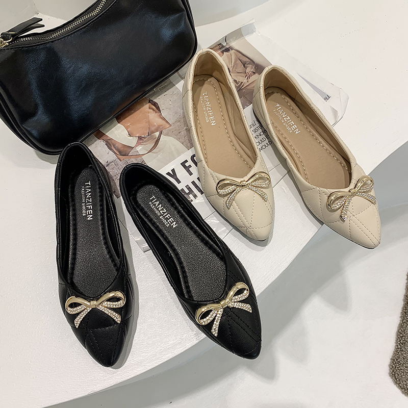 Giày Lười YOZOH Đế Bằng Màu Be Kích Cỡ 35-40 Dành Cho Nữ