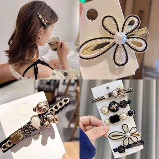 Set 5 kẹp tóc đính đá sang chảnh cho nữ