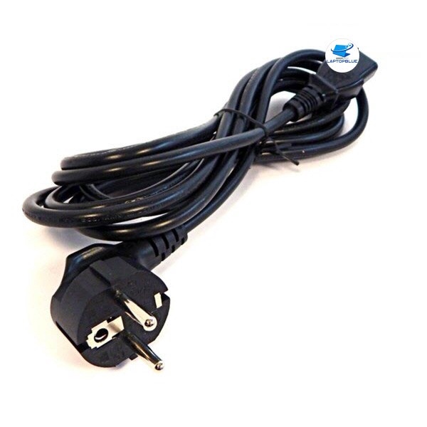 Dây nguồn AC 1.8m, 2 chân tròn, dùng cho máy cấp nguồn, máy tính để bàn PC.