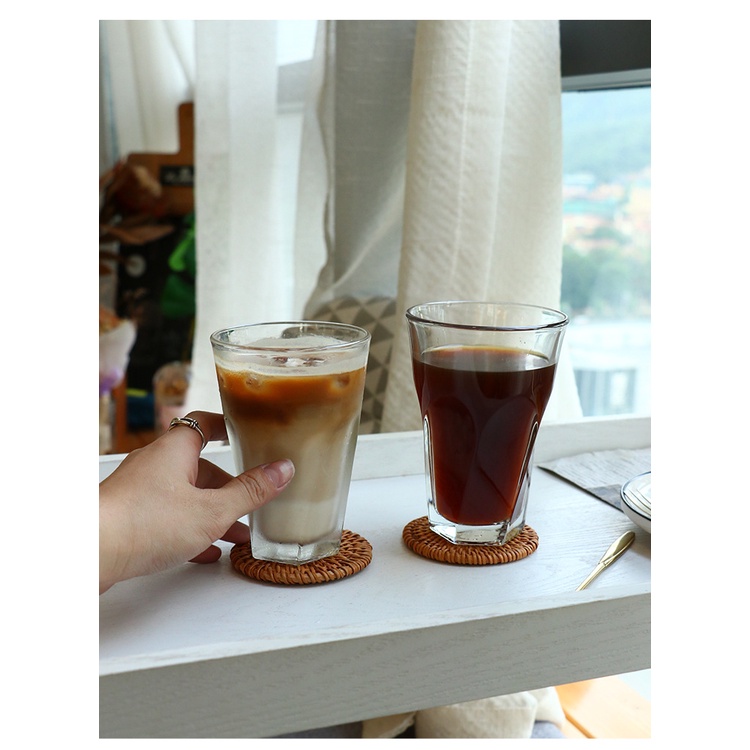 SALE GIÁ SỈ TẠI XƯỞNG Bộ 6 cốc ly sinh tố nước ép Libbey Thổ Nhĩ Kỳ Gibraltar Twist Duratuf 355ml - 15747(Không in logo)