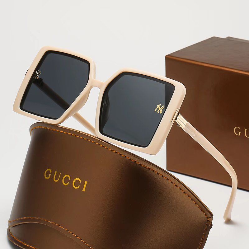 Kính Râm Chống Tia UV Gọng Vuông Lớn Hiệu Gucci