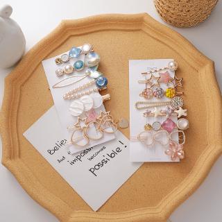 Set 8 Kẹp Tóc Phong Cách Hàn Quốc Thời Trang Cho Nữ