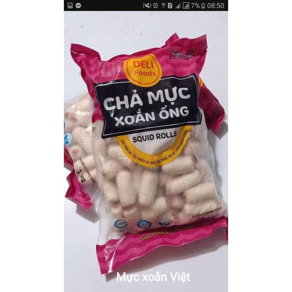 Chả mực xoắn ốc gói 1kg