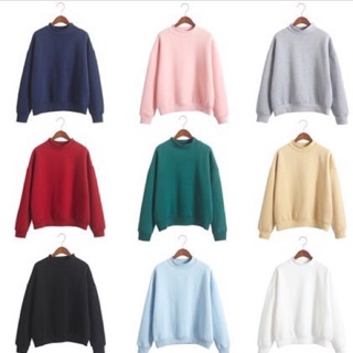 Áo nỉ trơn ( có ảnh thật )