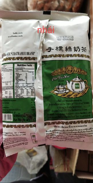 Trà thái xanh xịn 100%(có ảnh hàng giả) 200gr