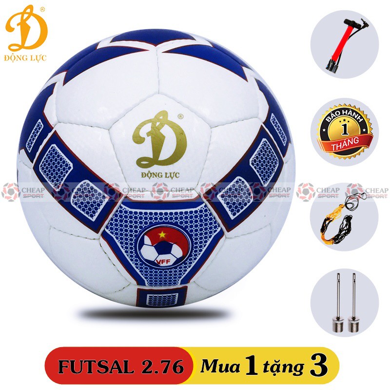 Quả Bóng Đá Trong Nhà Futsal FS 2.76 Số 4 Chính Hãng Động Lực Tiêu Chuẩn Thi Đấu