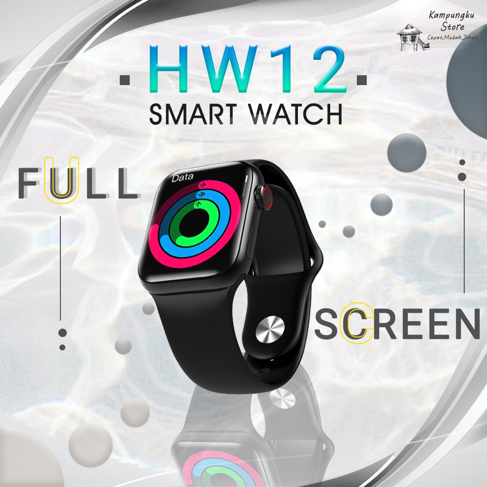 Đồng hồ thông minh HW12 - Kết nối NFC, Bluetooth, màn hình cảm ứng vuông 1.57 inch - Có ngôn ngữ tiếng Việt - Công nghệ