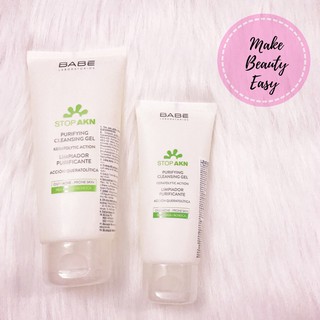 Sữa rửa mặt babe stop akn purifying cleansing gel 200ml