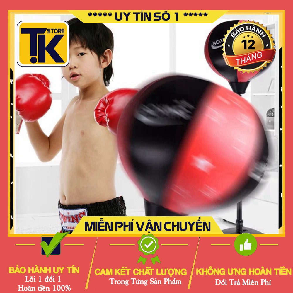 [Hàng Loại 1]  bộ đồ chơi đấm bốc cho bé, bộ đấm bốc boxing cho bé luyện tập phản xạ . .