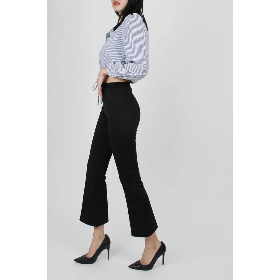 Áo croptop F21 sọc cột bụng F21 Kami