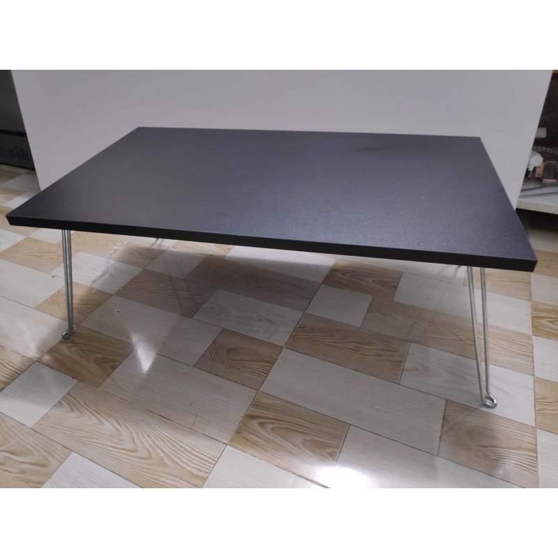 Bàn học sinh chân gấp gọn màu đen 60x40