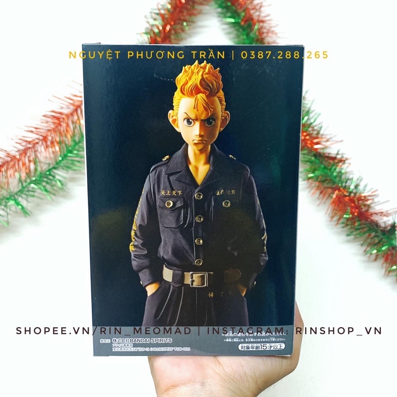 Mô hình Tokyo Revengers - Manjiro Sano Takemichi Hangaki Mikey Draken Ryuguji Figure