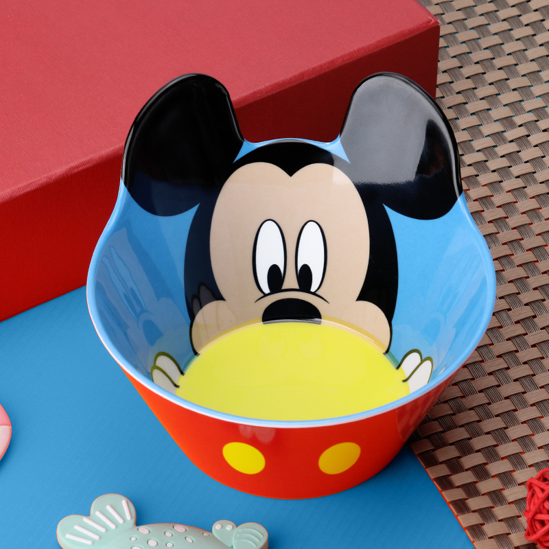 Disney Bộ Tô Muỗng Ăn Hình Chuột Mickey Minnie Dễ Thương Cho Bé