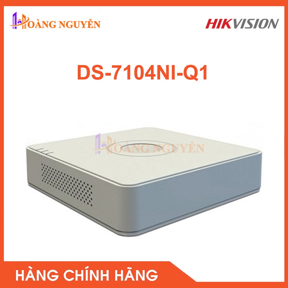 [NHÀ PHÂN PHỐI] Đầu ghi IP 4 kênh Hikvision DS-7104NI-Q1 chuẩn H.265+