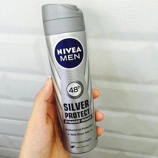 Xịt ngăn mùi Nivea Men phân tử bạc 150ml