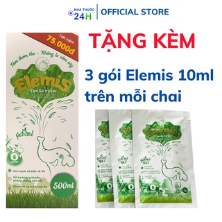 Chai To Sữa tắm Elemis 500ml Thảo Dược Dành Cho Trẻ Nhỏ,Rôm Sẩy,Mụn Nhọt