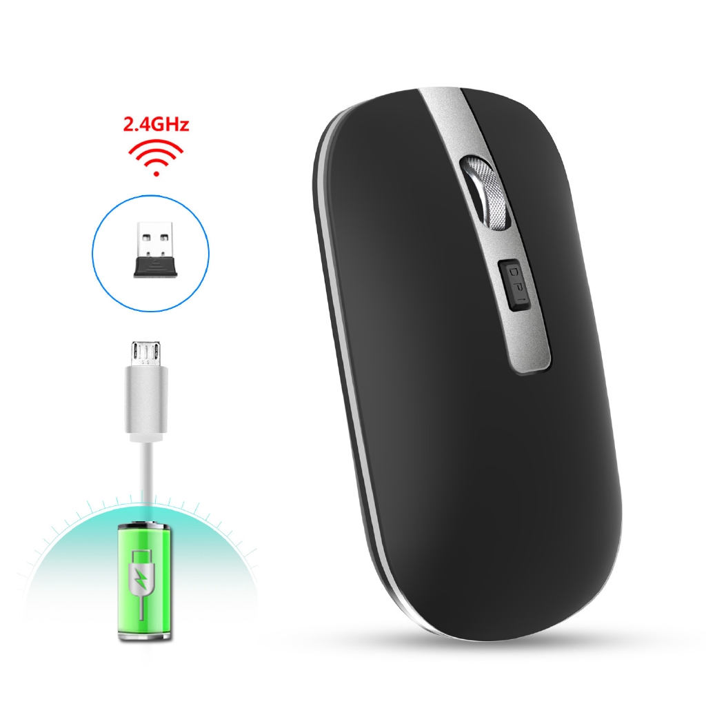 Chuột Máy Tính Không Dây Ykv M30 2.4g 500 Mah