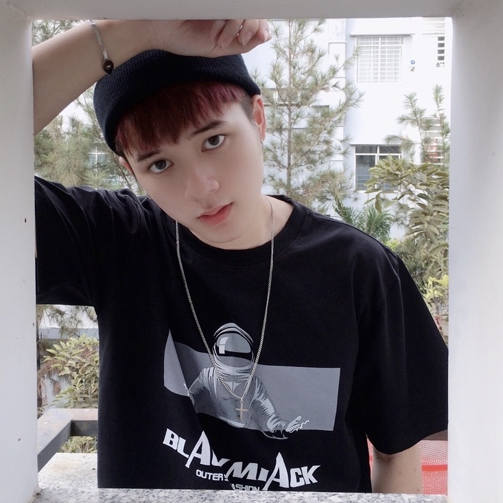 Áo Thun Motonaut Màu Đen Unisex BLACKMIACK