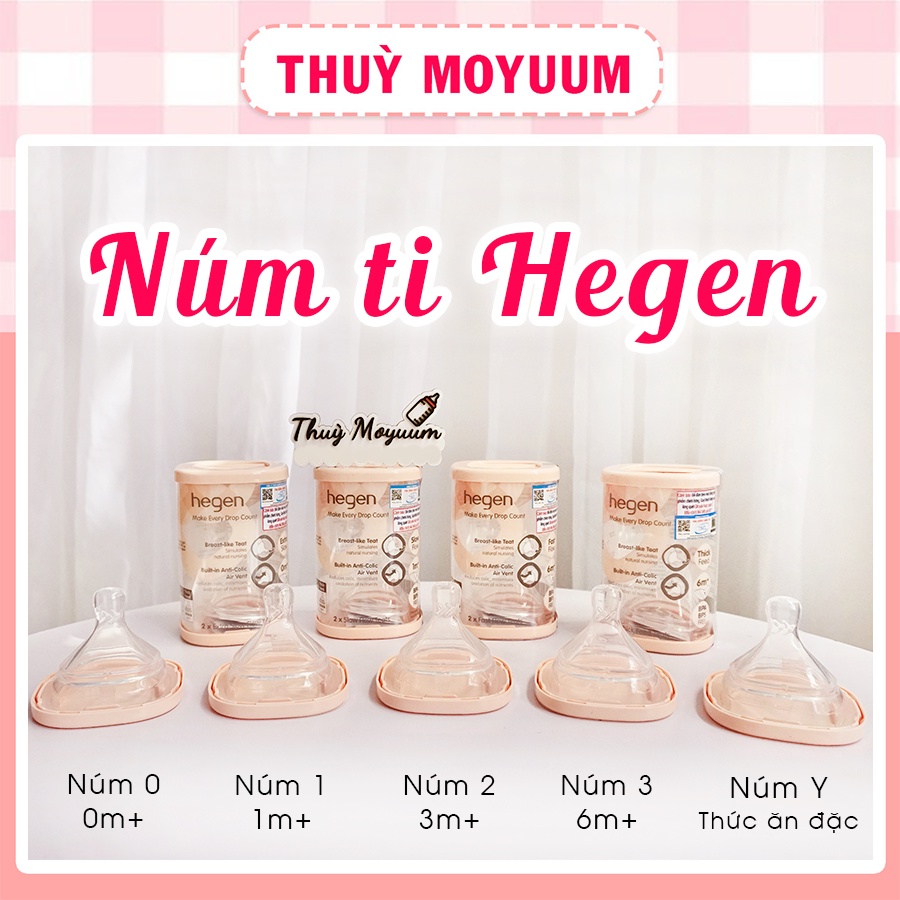 Núm ty Hegen chính hãng đủ size