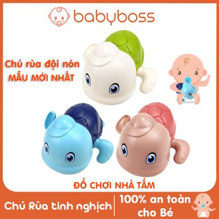 Đồ chơi thả bồn tắm chú rùa bơi lội chạy dây cót tinh nghịch cho bé yêu - babyboss