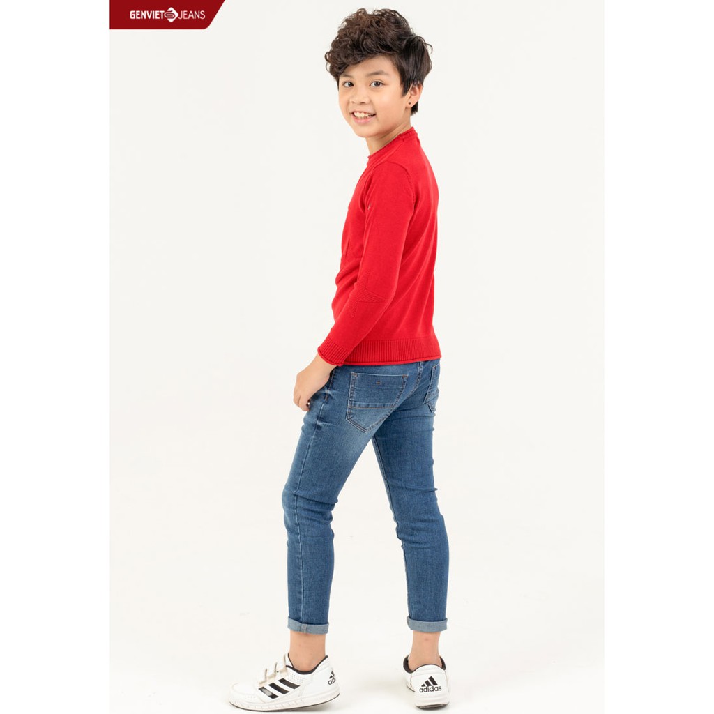 Quần dài jeans bé trai N1103J836 GENVIET KID