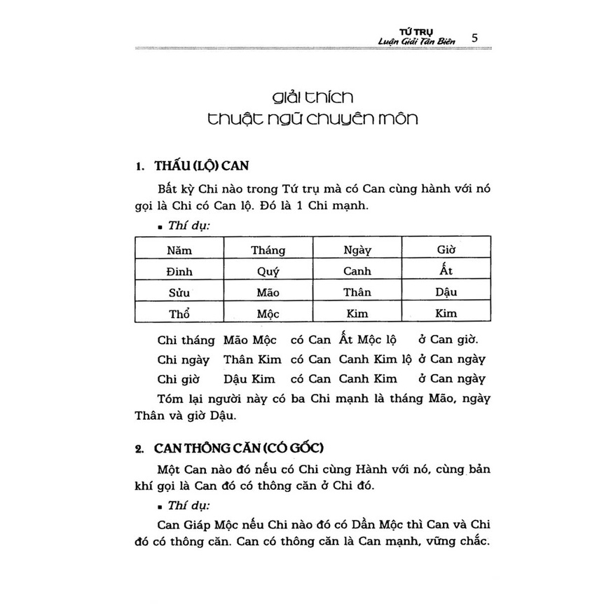 Sách - Tứ Trụ Luận Giải Tân Biên