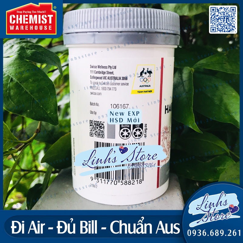 ⚡️BIG SALE⚡️ 100 viên 💙 Swisse Ultiboost Hair Skin Nails+ 💙 Chemist Warehouse - Úc