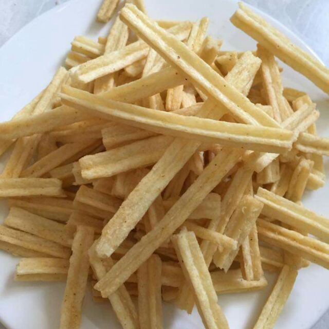 Snack Bim Bim Khoai Tây sấy giòn 90 Food túi Zip 500G giòn tan thơm ngon nhức nách, đồ ăn vặt Việt Nam ATVSTP