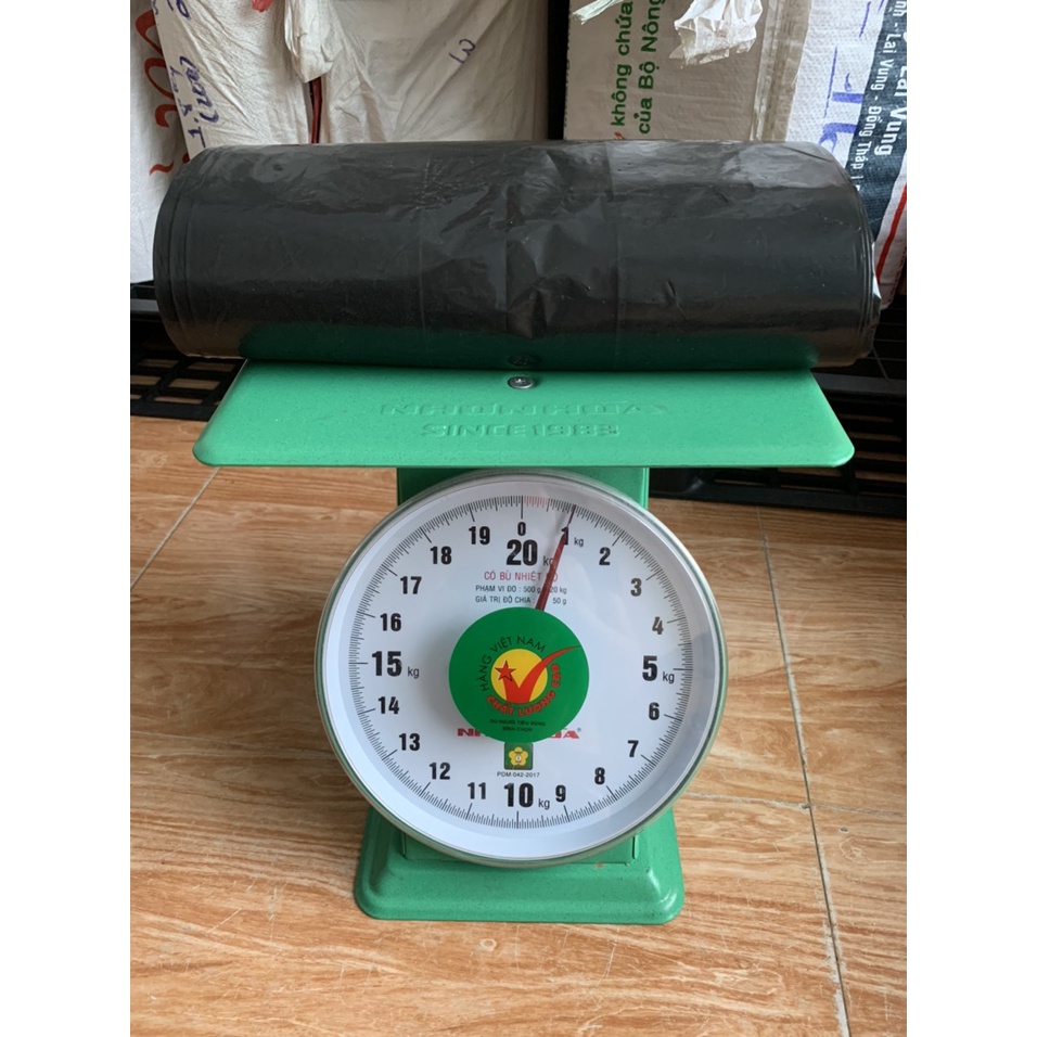 1kg Túi Nilon 2 quai đen loại dày, bóng đẹp
