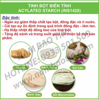 TINH BỘT BIẾN TÍNH ACETYLATED STARCH INS1420