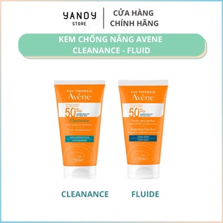 Kem chống nắng avene cleanance & fluide spf 50+ 50ml