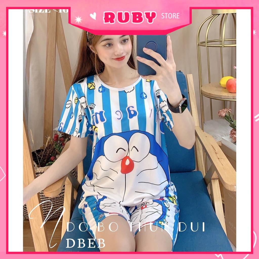 Set bộ Bò Sữa ❤️ Đồ bộ hoạt hình NHIỀU MẪU form rộng Unisex Nam Nữ (25KG - 46KG) DBRBD